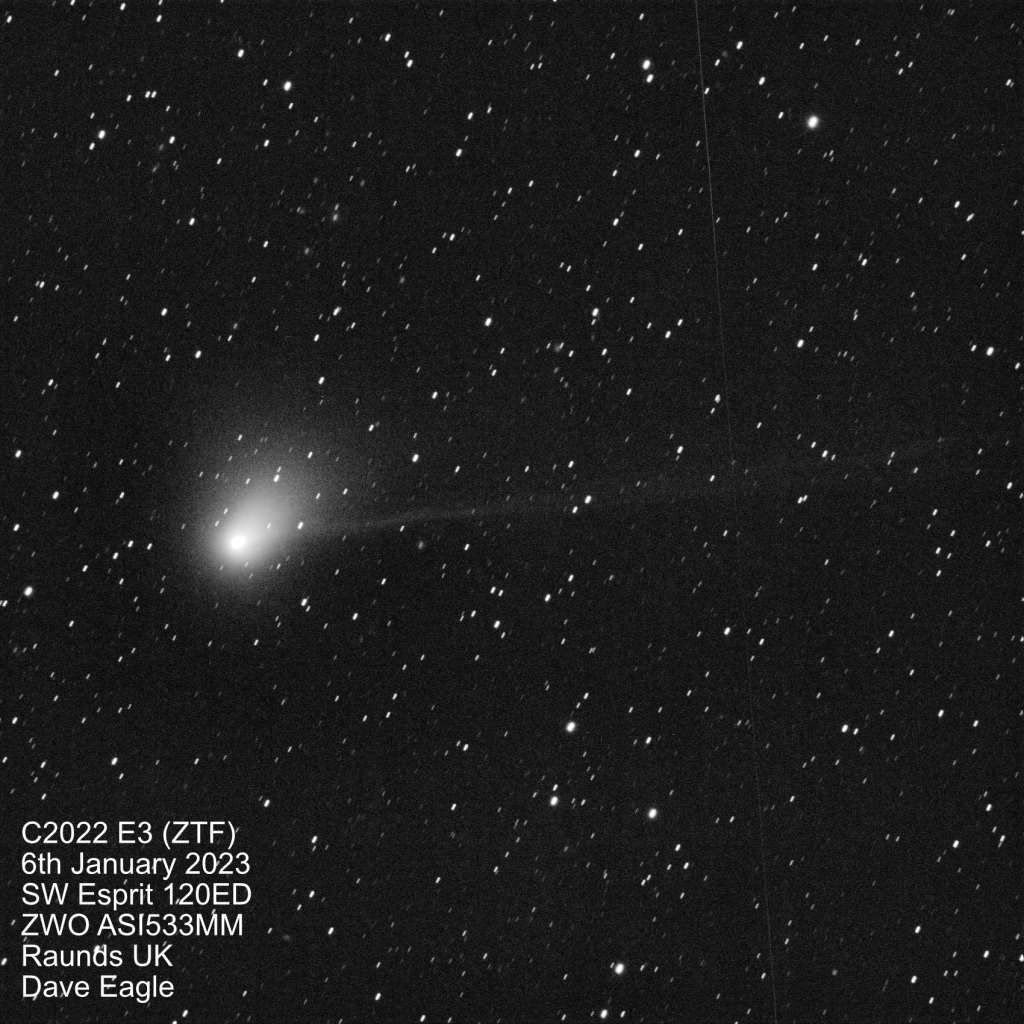 Imaging Comet C/2022 E3 (ZTF) StarGazing